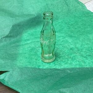Coca Cola Transparent Green Glass Bottle